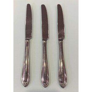 Lenox Unknown Pattern Discontinued Stainless Dinner Knives Flatware Vietnam